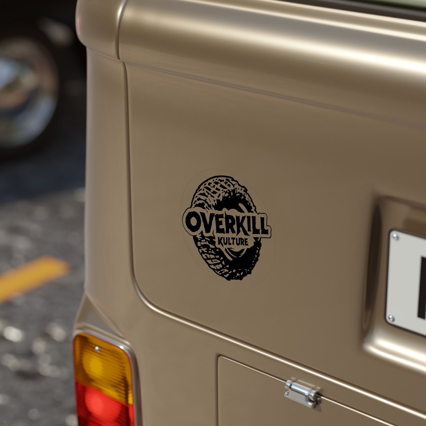 Overkill Kulture Logo Sticker