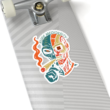 Alien Cyborg Sticker