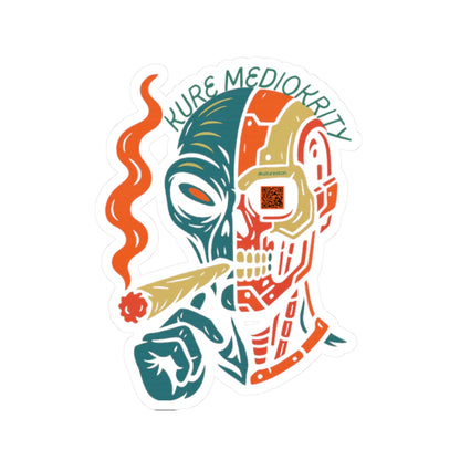 Alien Cyborg Sticker